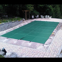 18' x 36' Green Royal Mesh Rectangle Safety Cover No Step
