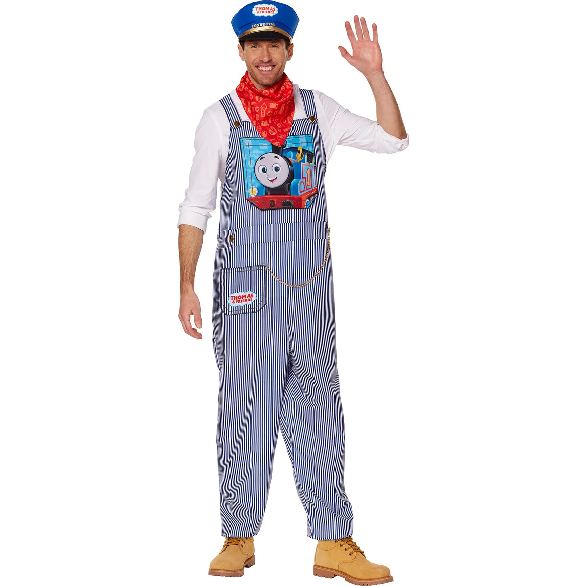Mens Thomas & Friends Conductor Adult Costume