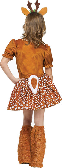 Girls Oh Deer Child Costume Cute Animal