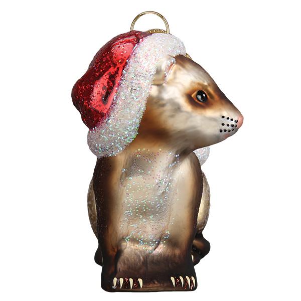 Christmas Ferret Ornament