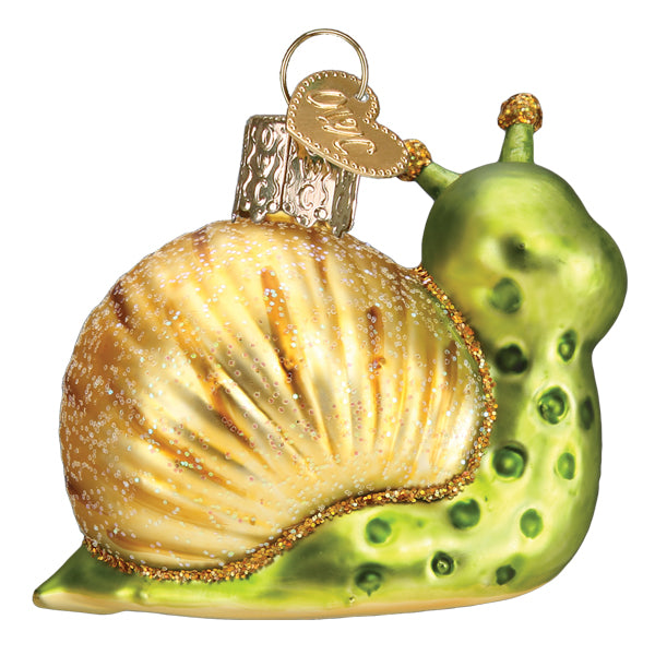 Smiley Snail Ornament
