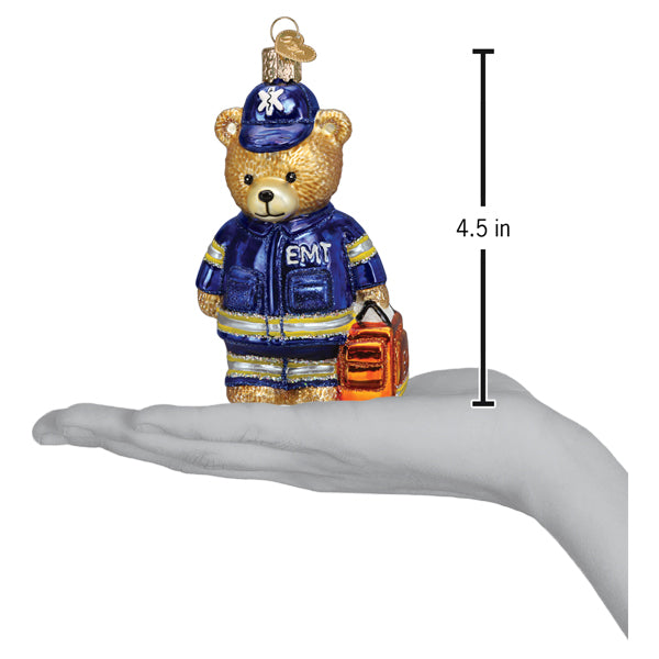 EMT Teddy Bear Ornament