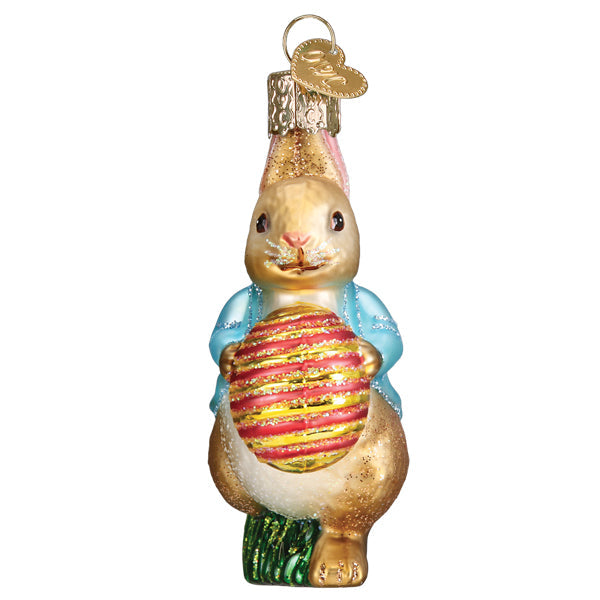 Peter Rabbit With Easter Egg Ornament