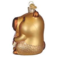 Capybara Eating Donut Ornament