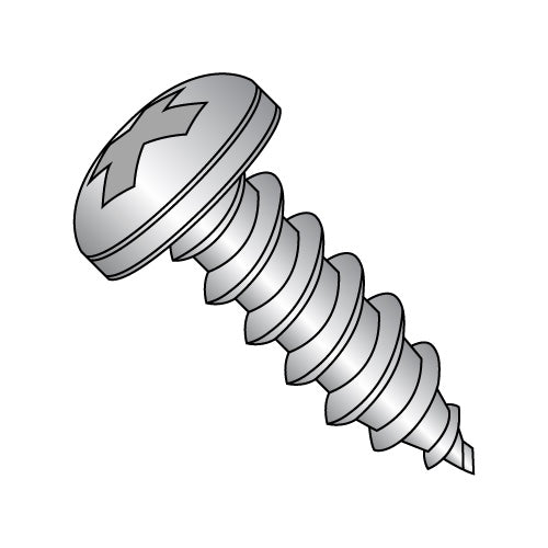 #12 X 1/2" Stainless Pan Head Phillip Screw
