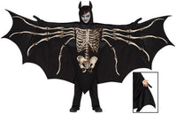 Wicked Winged Bat Skeleton Wing Cape Boys Costume