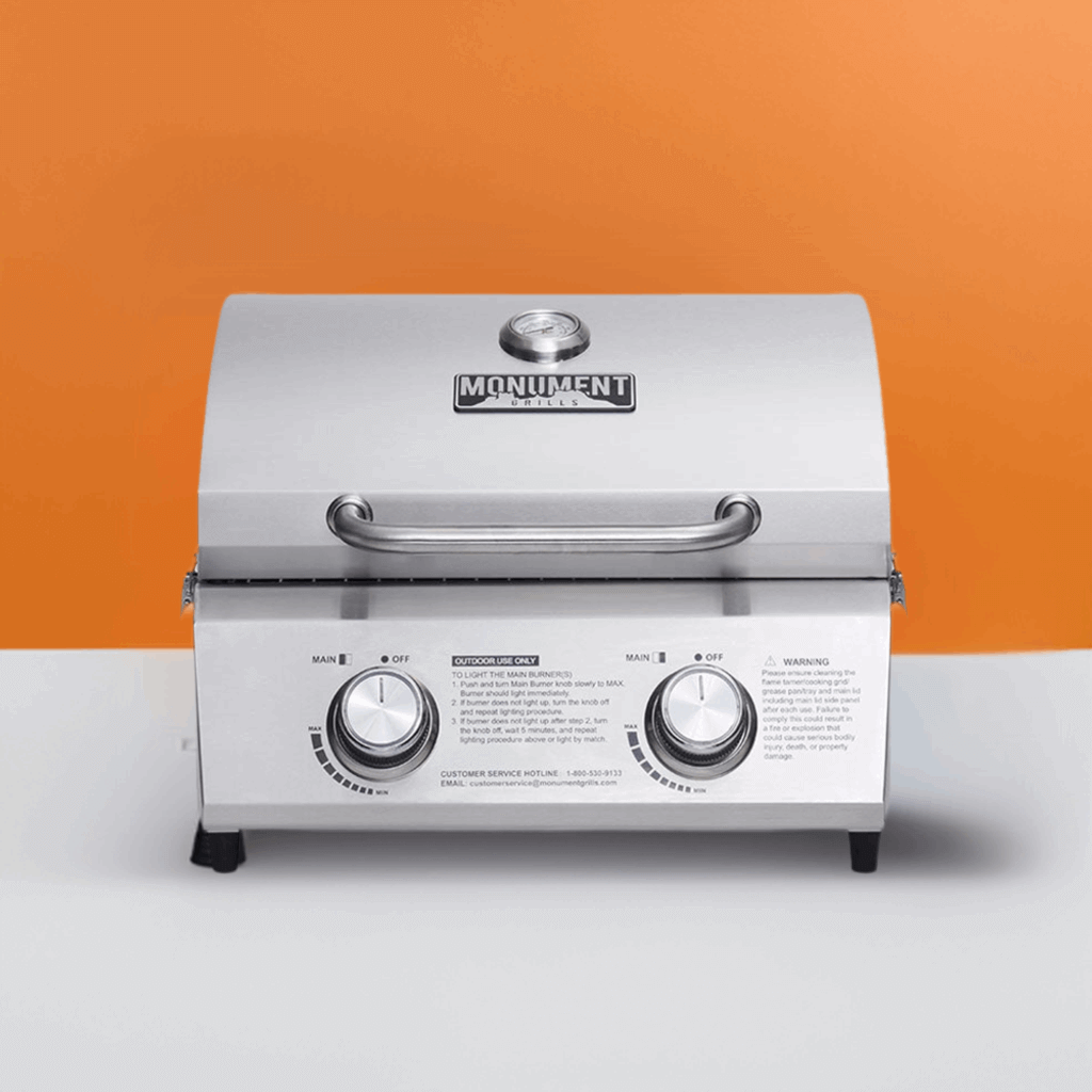 13742 | Stainless Tabletop Propane Gas Grill