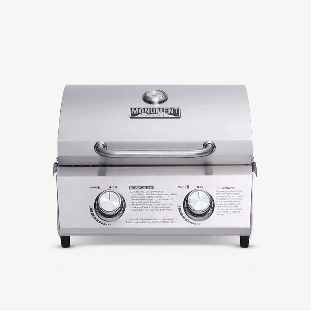 13742 | Stainless Tabletop Propane Gas Grill