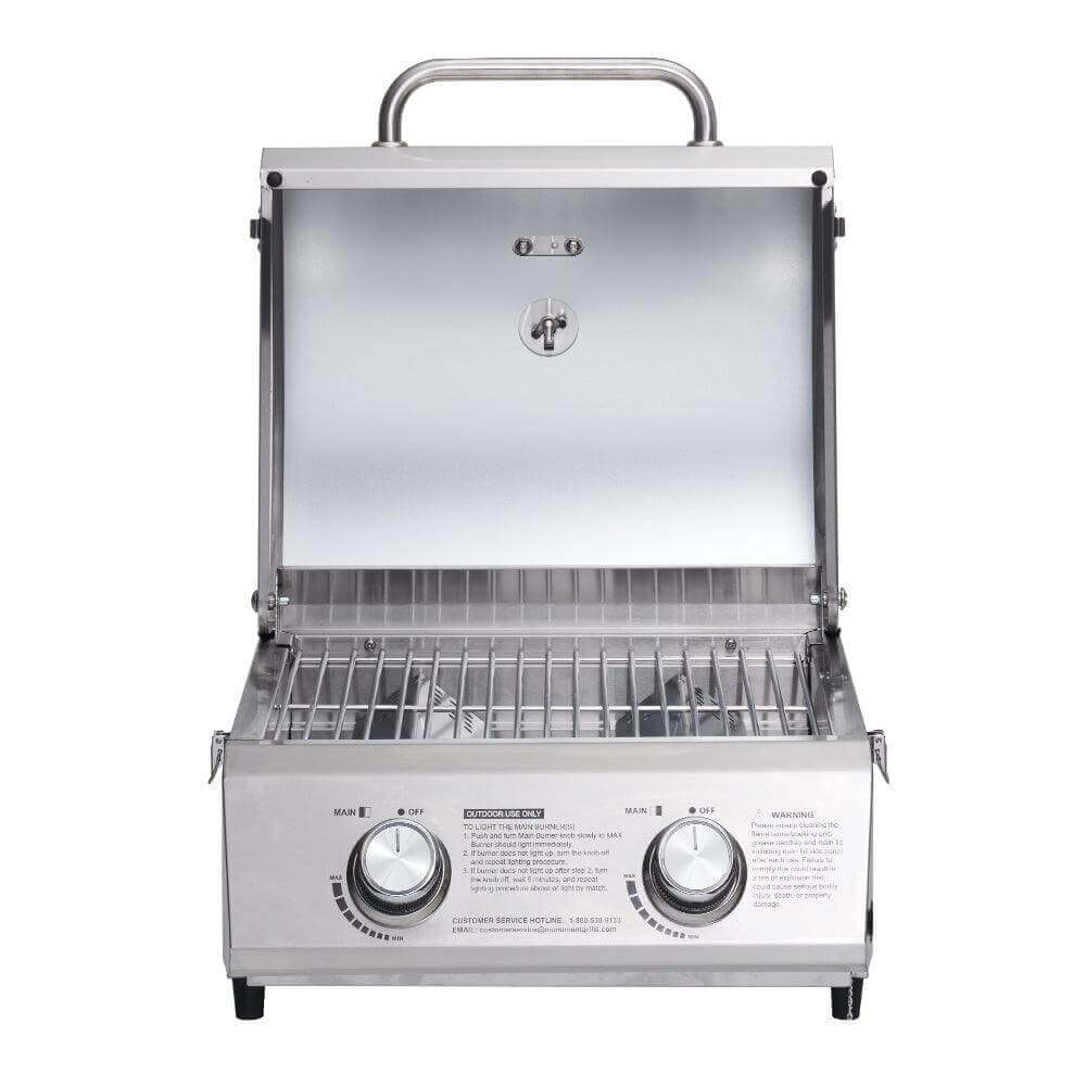 13742 | Stainless Tabletop Propane Gas Grill