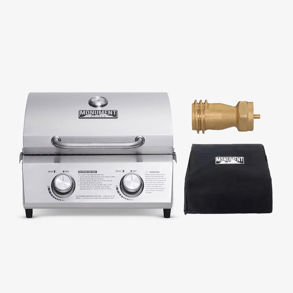 13742 | Stainless Tabletop Propane Gas Grill