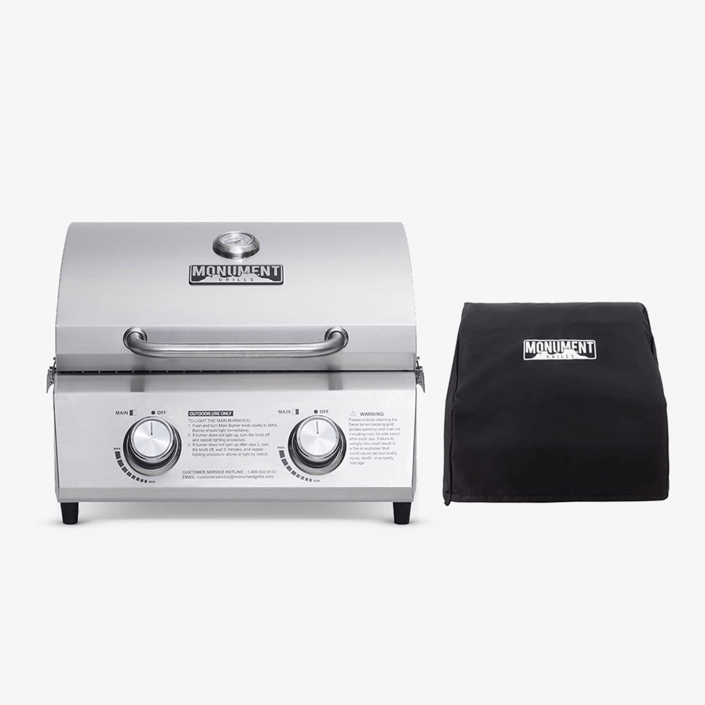 13742 | Stainless Tabletop Propane Gas Grill
