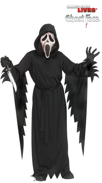 Blood Splatter Scream Ghost Face Child Costume