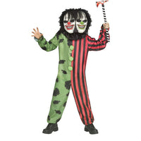 Creepy Two Headed Clown Child Costume