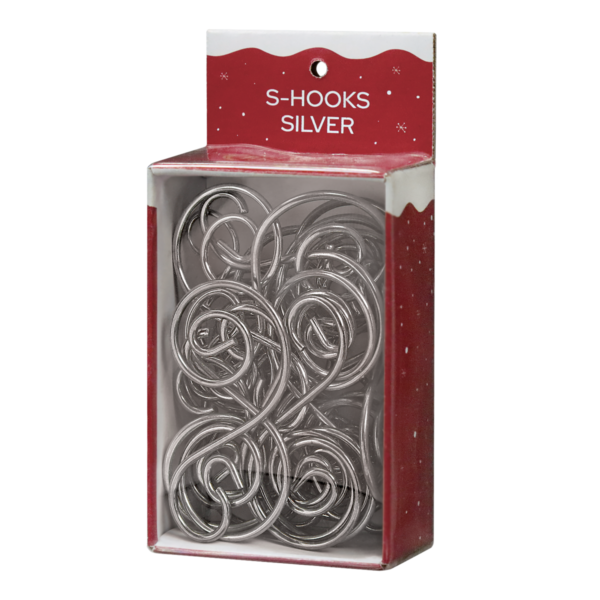 24 Silver S-hooks Ornament