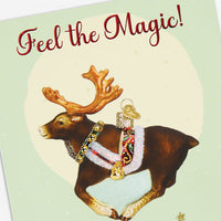 Reindeer Christmas Card