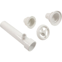 Balboa Water Group 16-5275WHT Gunite Microssage Jet, White, disassembled parts view