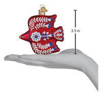 Folkfeather Thrush Ornament
