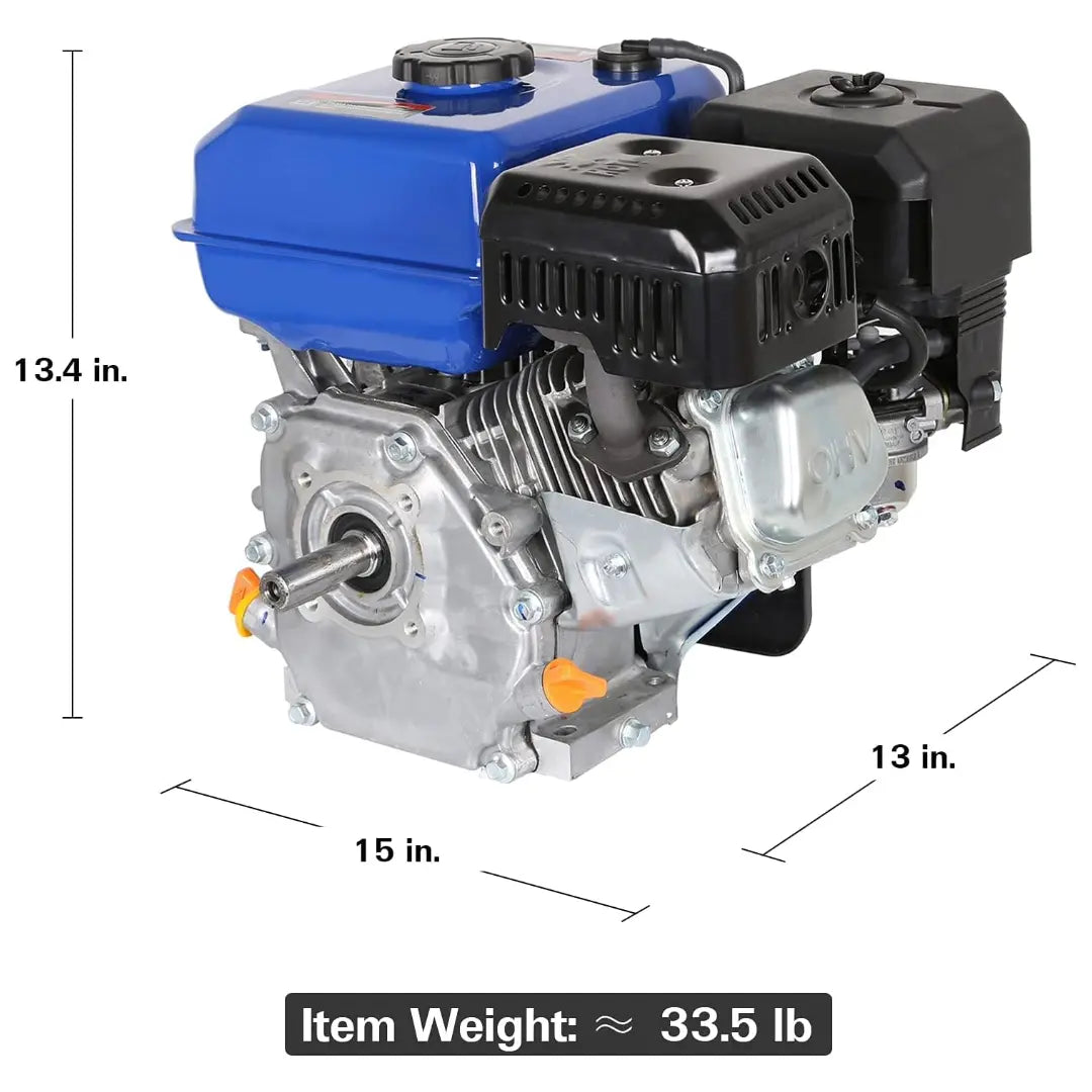 BILT HARD 212cc 7HP Gas Engine – 4-Stroke OHV with 3/4" Horizontal Shaft, Reliable Replacement for Honda, Yamaha, Kohler, Briggs & Stratton