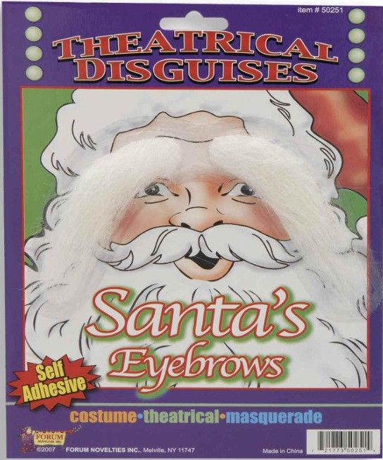 Santa Claus White Christmas Eyebrows Disquise Kit