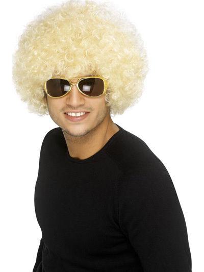 Blonde Funky Afro Wig