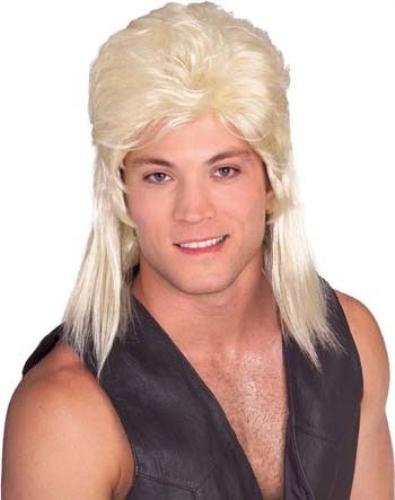 Joe Exotic Tiger King Humor Blonde Mullet Shoulder Length Wig