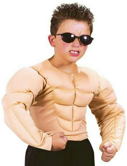 Child Muscle Shirt Costume Size Large 12-14