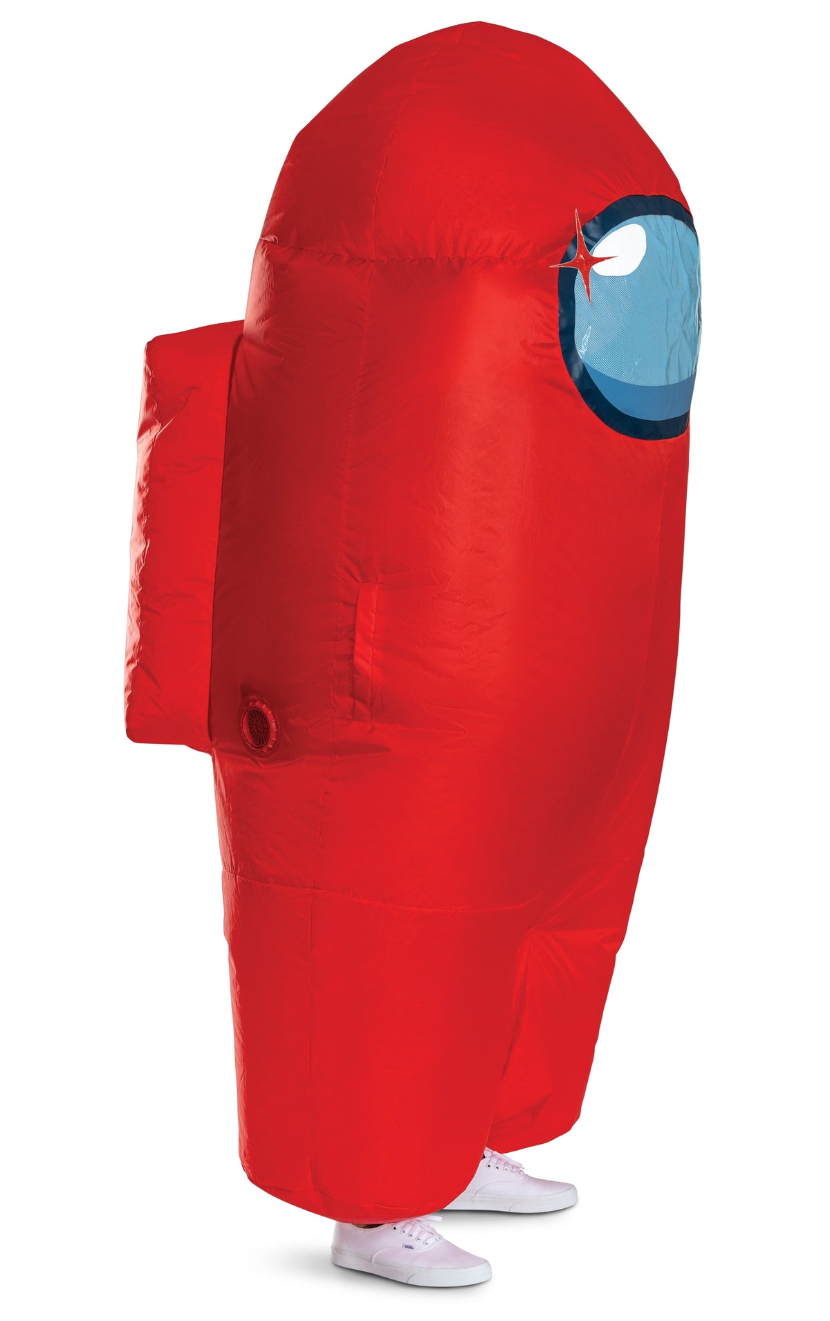 Red Imposter Among Us Inflatable Adult Costume Size Standard