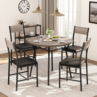 Indoor Round Dining Set, 5-Piece