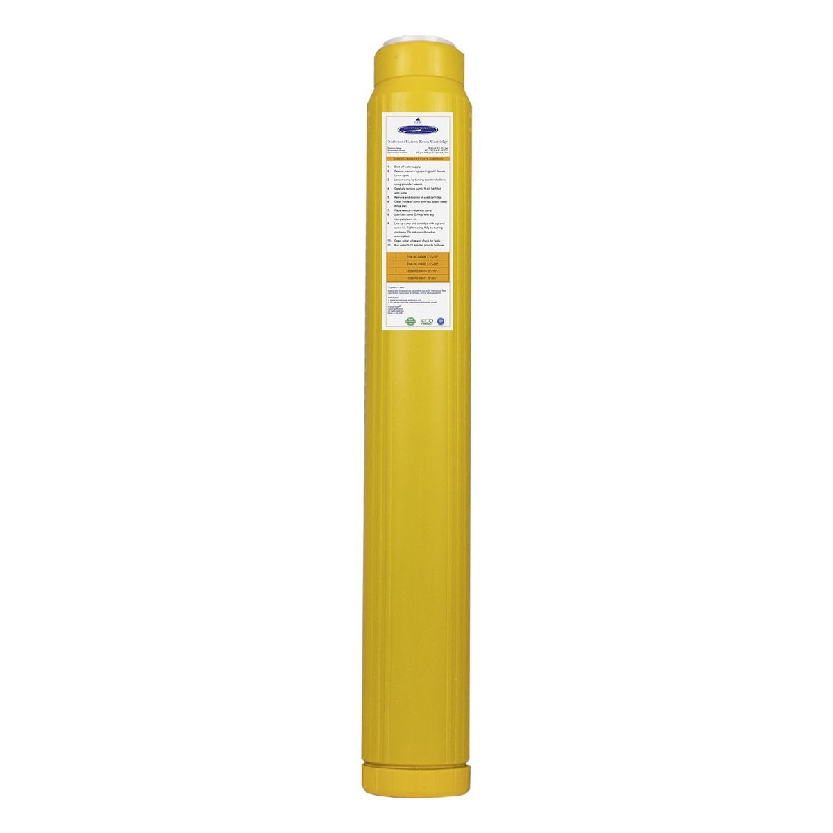 Cation Resin Filter Cartridge
