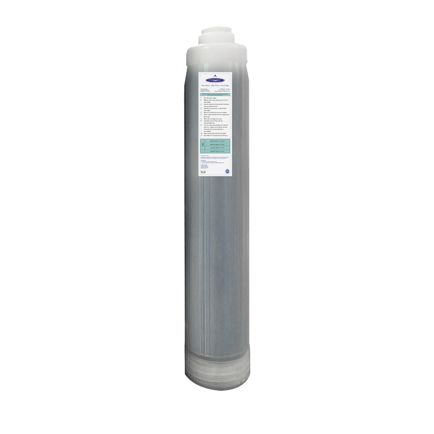 Ultra High Purity DI Resin Cartridge