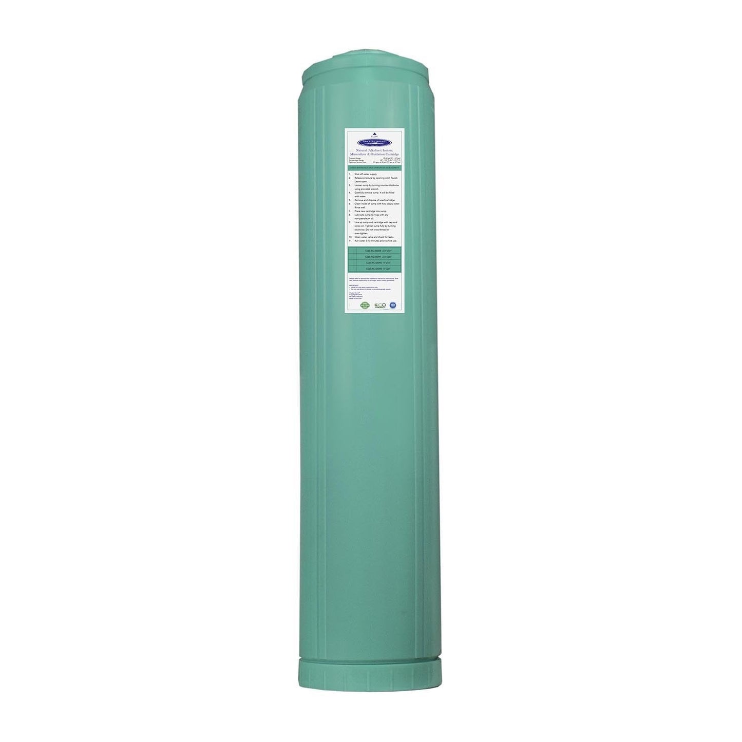 Alkalize/Ionizer, Mineralizer & Oxidation Cartridge