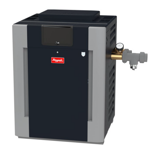 Raypak 406K BTU ASME Natural Gas Commercial Pool & Spa Heater (BR406AENC)