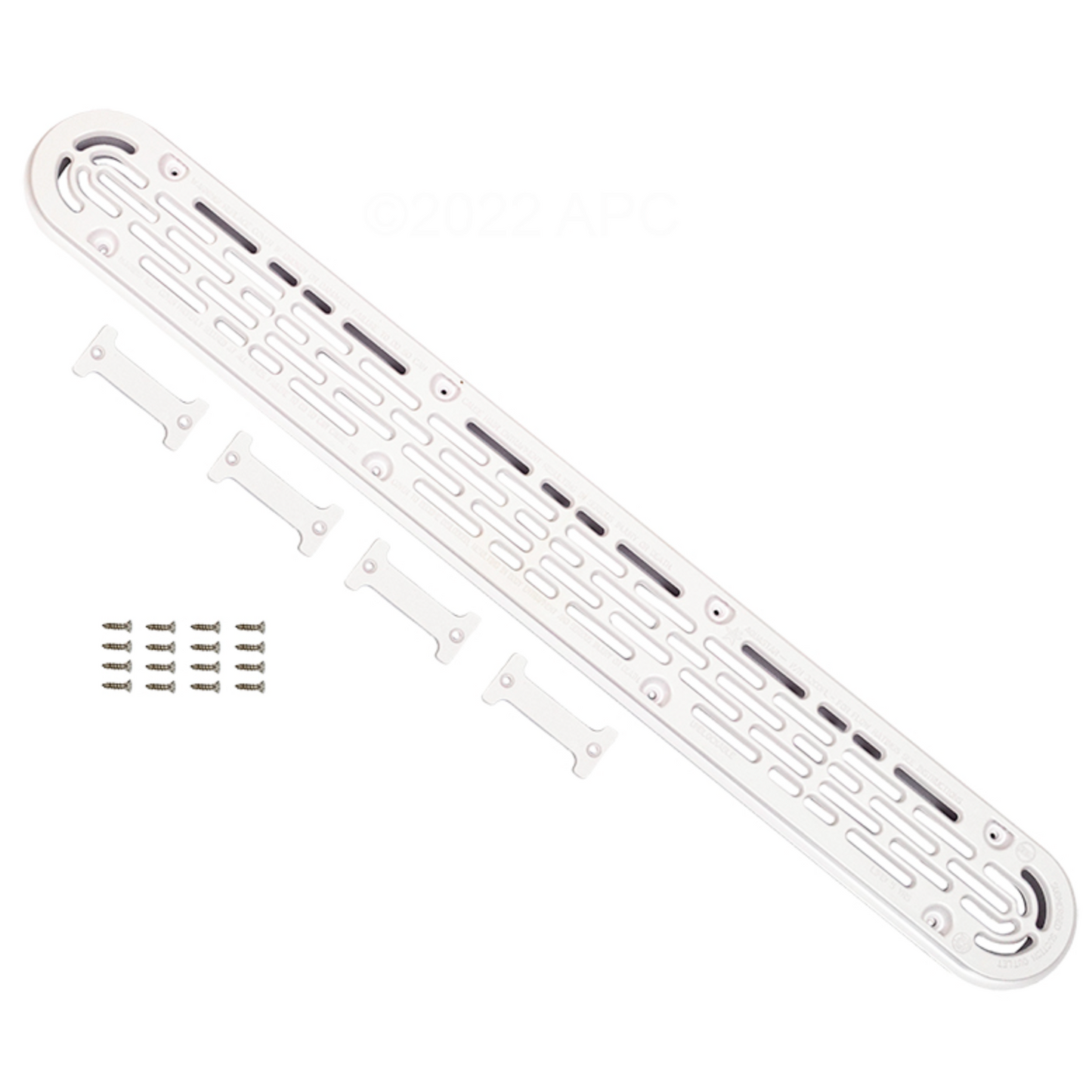 32" Channel Drain Frame and Grate - VGB Compliant Suction Outlet
