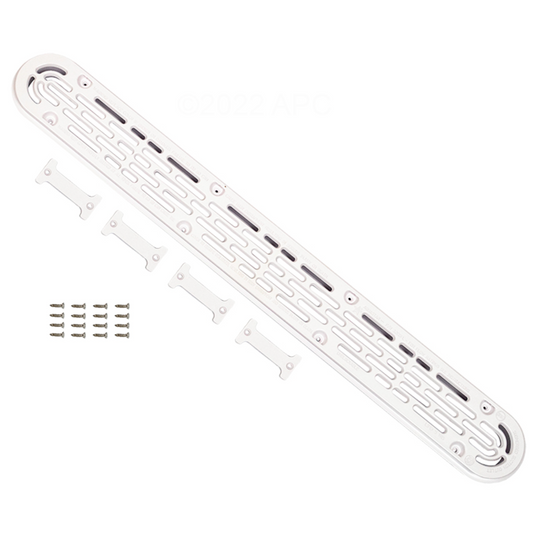 32" Channel Drain Frame and Grate - VGB Compliant Suction Outlet