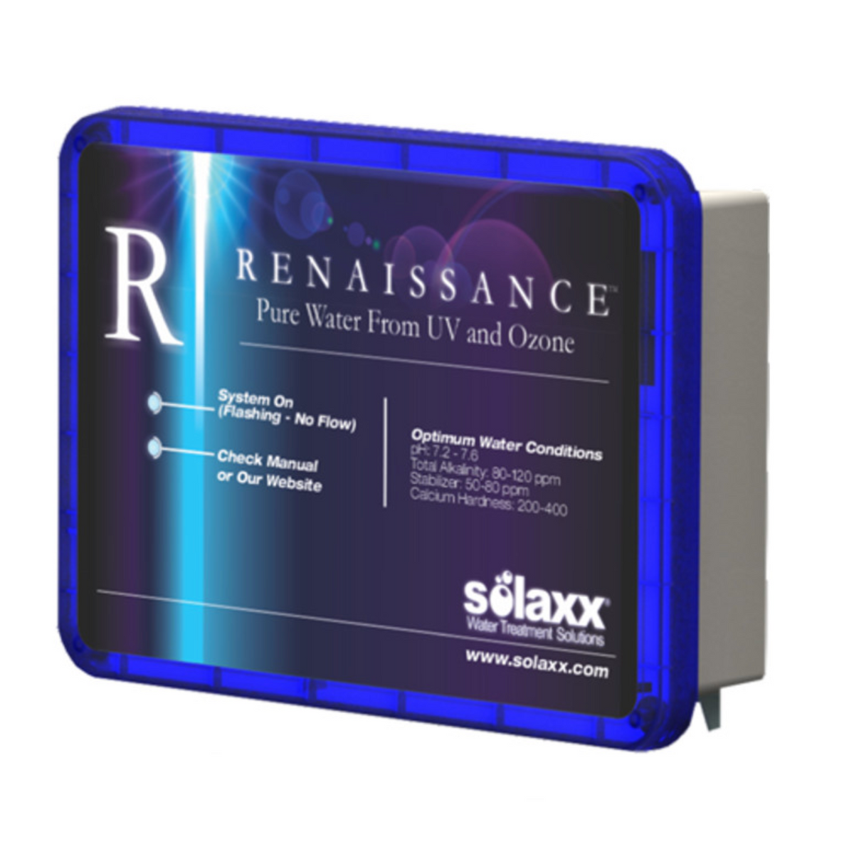 Solaxx Renaissance UV Inground Ozone Generator, 35K Gallons, 220V (UV4000A)