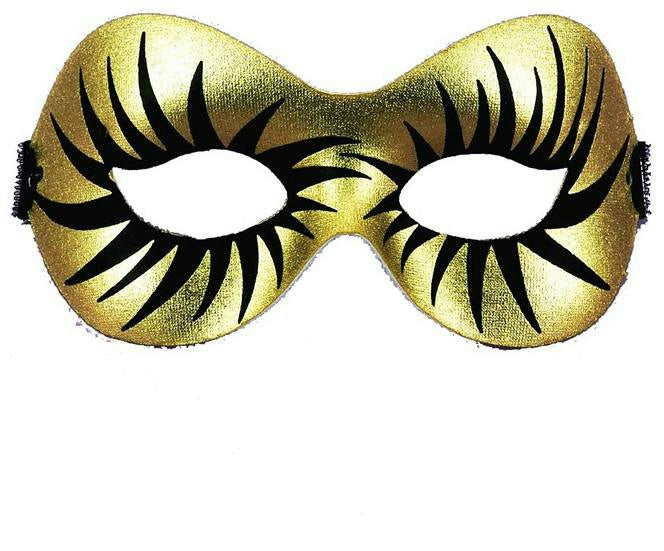 Gold and Black Maquillage Half Eye Mask