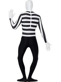 Men's Mime Second Skin Costume Size XL 46-48 chest