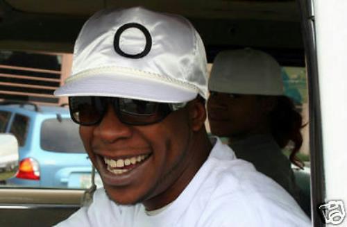 Letter 'O' Shiny White Adjustable Adult Hat