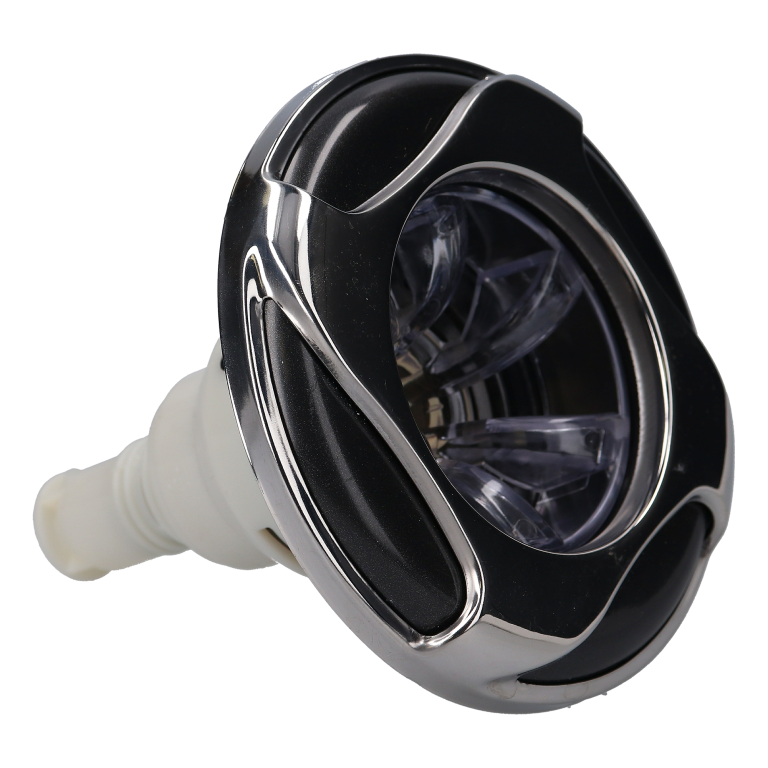 Waterway 230-2629DSG-8S Power Storm Glo Massage Jet, Threaded, Dark Gray