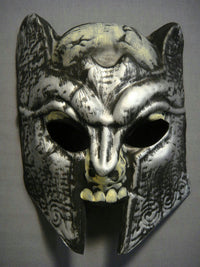 Horrorland Dark Knight Foam Chinless Face Mask with Elastic Strap