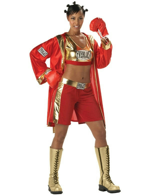 Everlast Boxer Chick Contender Adult Costume