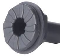 CMP 23400-007-100 Ozone Wall Fitting, 7/16 in Orifice, Graphite Gray