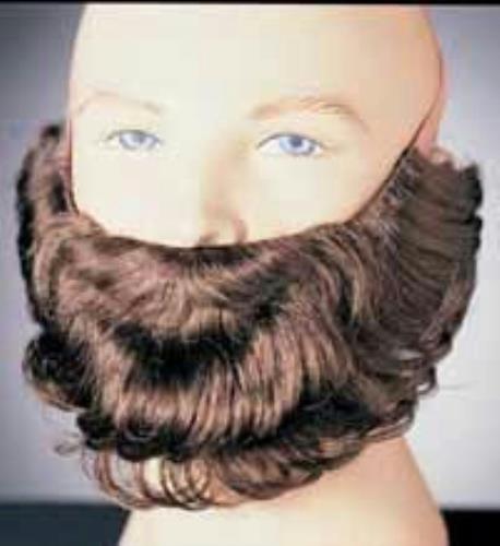 Brown Character Costume Beard and Mustache Adult Men's Facial Hair Accessory