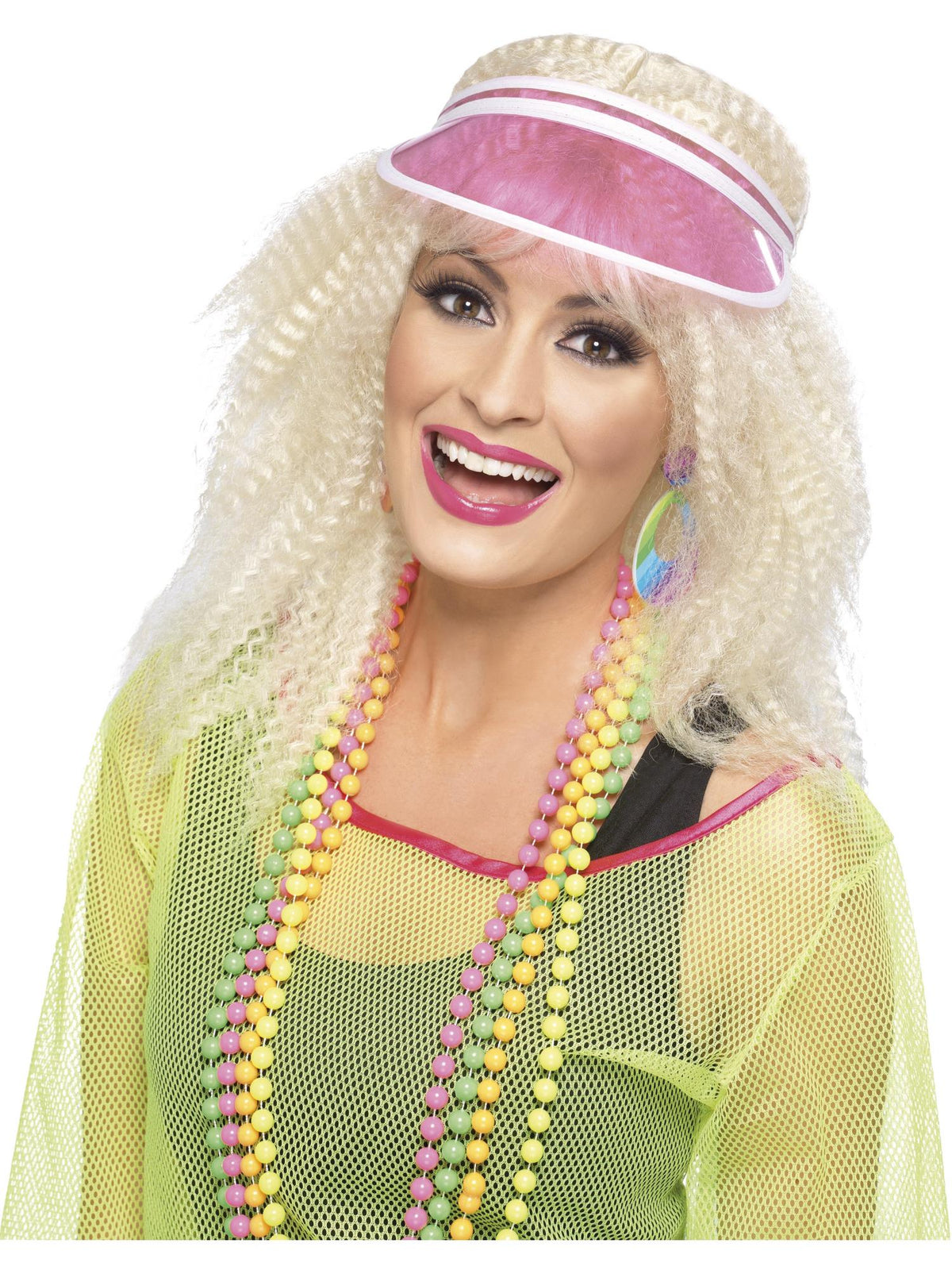 Poker Visor - Pink Adult Adjustable Costume Hat