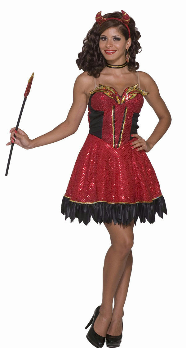 Forum Novelties Women's Devil's Delight Sexy Demon Adult Costume XS/SM (2-6)