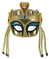 Forum Novelties Women's Deluxe Egyptian Female Mask with Eyeglass Arms