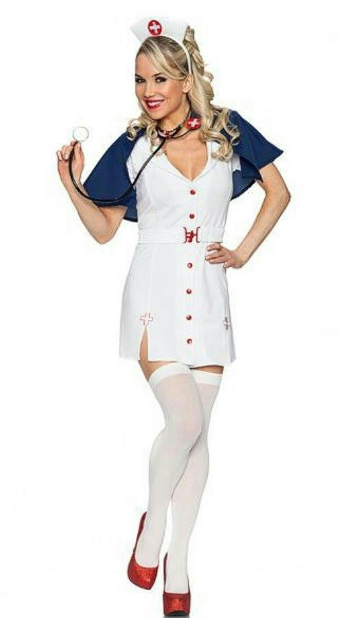Delicious Women's Sexy Red Cross Cutie Nurse Costume S/M