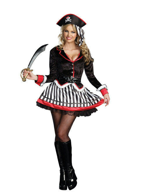 Dreamgirl Women's Treasure Me Sexy Pirate Adult Costume Size Small 2-6