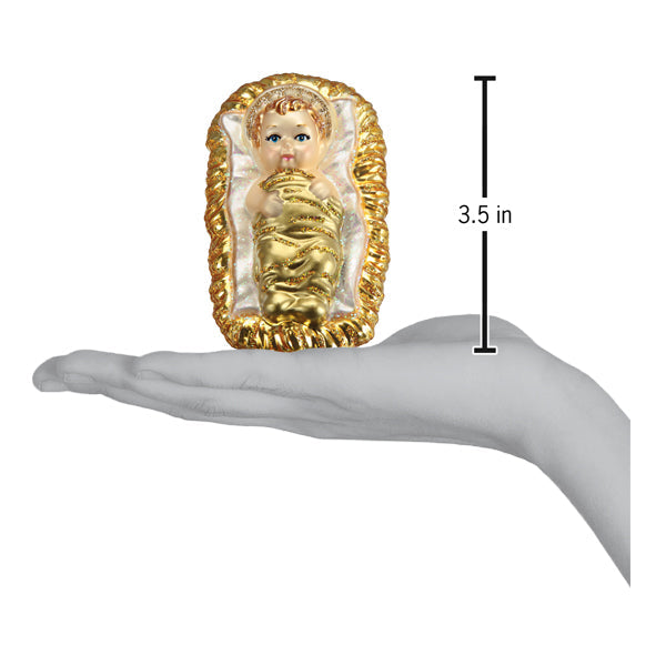Baby Jesus In Manger Ornament