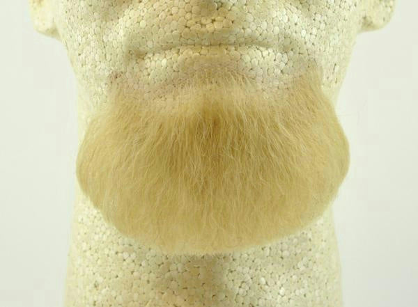 Blonde Human Hair Goatee Chin Beard Costume Beard 2022